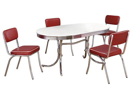 Midge - Oval Dining Table Set