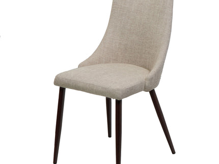 Mid Century Modern Fabric Armless Dining Chair