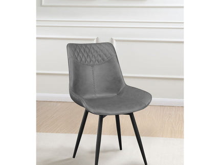 Tufted Swivel Side Chair (Set of 2) - Gray