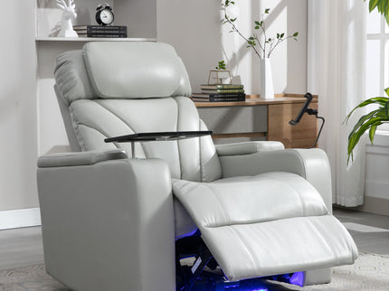 Power Motion Recliner Electric Power Recliner With USB Charging Port, Hidden Arm Storage, Convenient Cup Holder And tooth Speaker
