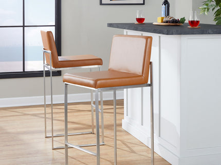 Fuji - Contemporary And Modern Elegance High Back Barstool