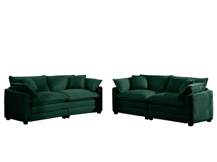 Elegant Oversized Sectional Sofa Set With Deep Seats And Flexible Layout