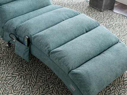 Massage Chaise Lounge Indoor With Remote Control, Ergonomic Electric Massage Lounger