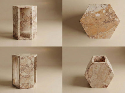 Modern Minimalist Hexagon Side Table