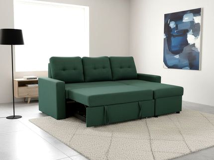 Convertible L Shaped Sectional Sleeper Sofa Bed, Saving Pull Out Couch