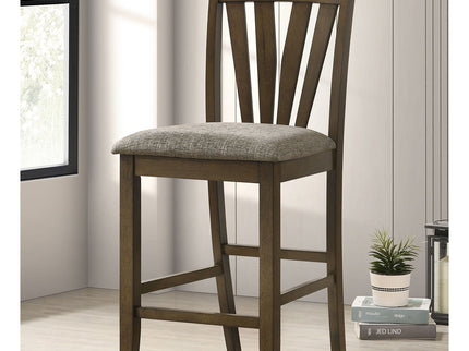 Maxine - Upholstered Counter Height Dining Side Chair (Set of 2) - Brown