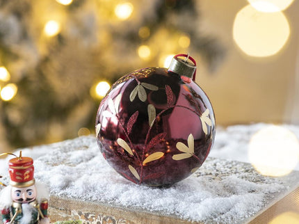Christmas Ball Glass Decorative Hanging Ball Christmas Tree Ornaments, For Holiday Party Decorations
