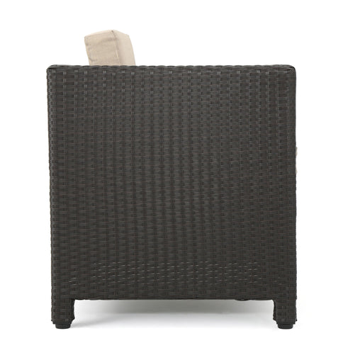 Stylish Outdoor Club Chair With Weather Resistant Cushions