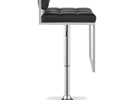 Adjustable Bar Stool, Height-Adjustable For Modern Dining Spaces