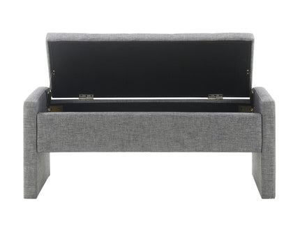 Modern Upholstered Large Bed End Bench With Storage