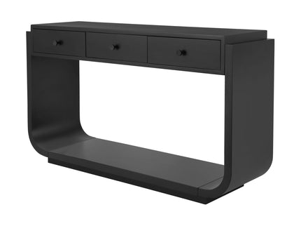 Console Table With 3 Drawers, Display Shelf