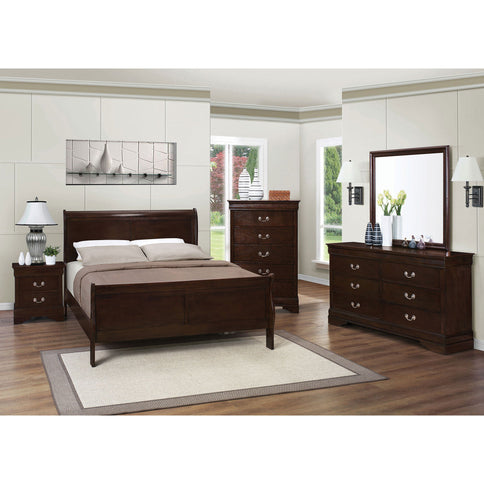 Demetra - 2 Drawer Nightstand - Cappuccino