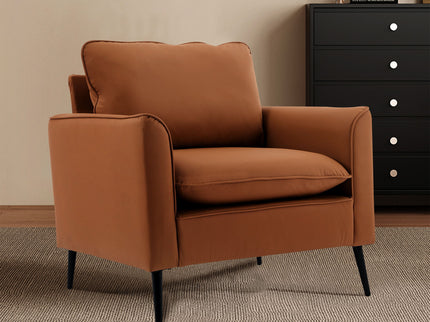 Nordic Retro Light Luxury Upholstered Sofa Chair