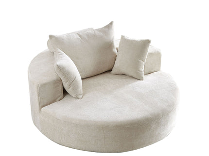 Swivel Chair With Rotating Base For Living Room