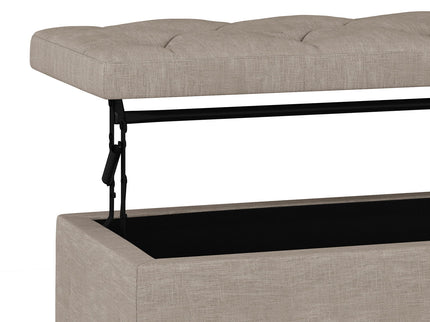 Hamilton - Upholstered Lift Top Rectangular Storage Ottoman
