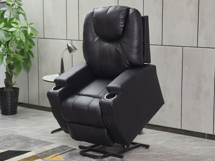 Modern Recliner Chair With Cup Holders, Remote Control