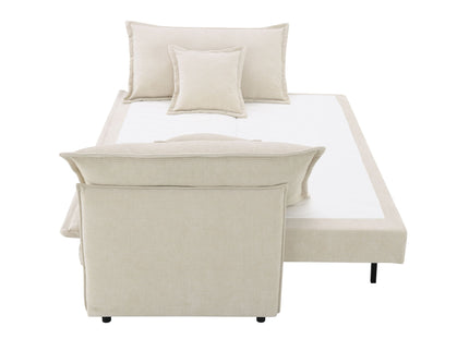 Elisea - Sleeper Sectional Sofa With 2 Toss Pillows - Beige