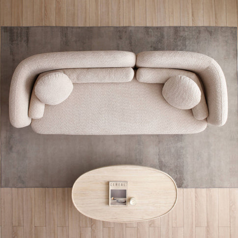 Luxury Modern Couch, 3 Seater Sofa For Living Room