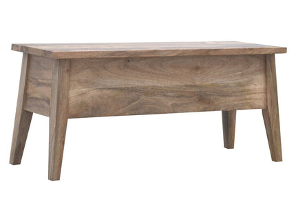 Lid Up Storage Bench - Oak
