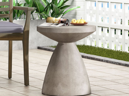 Outdoor / Indoor Lightweight Concrete Side Table