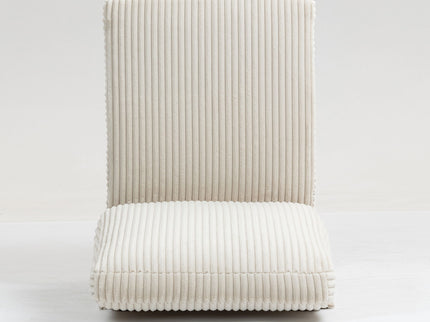 Single Couch Modular Armless Accent Chair With Back Cushion