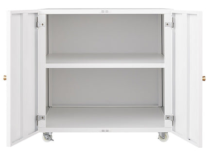 Office Furniture Copier Cabinet 2 Door Steel Copier Stand Mobile Pedestal File Printer Stand