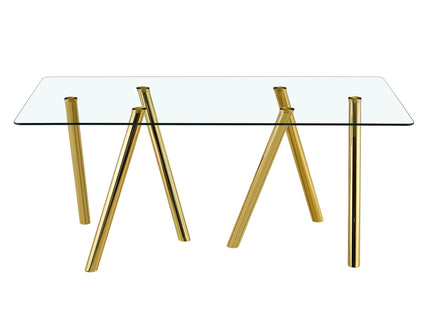 Dining Table With Transparent Surface