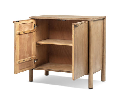 Nolan - 2 Door Accent Cabinet - Antique Brown