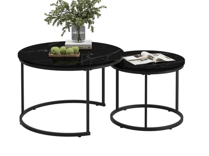 Round Nesting Coffee Table (Set of 2)