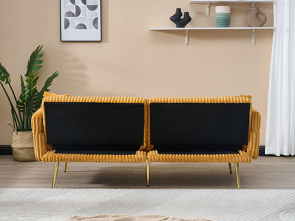 Luxury Foldable Double Sofa Bed With Folding Armrests
