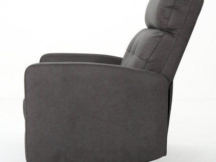 Alma - Contemporary Upholstered Loveseat Recliner - Slate