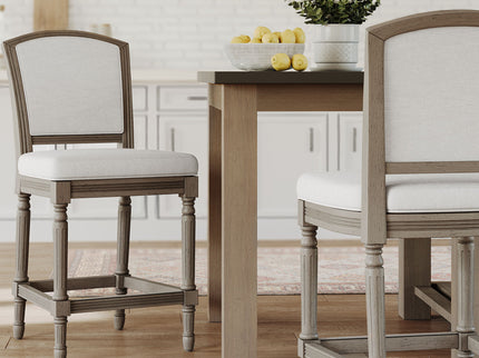 Stool With Upholstered Seat And Back