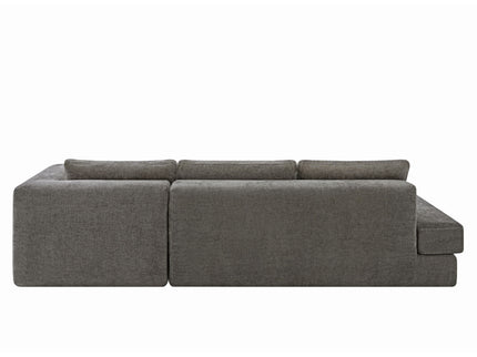 L-Shaped Modular Sofa With Double Layer Cushion