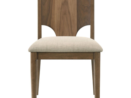 Graham - 5 Piece Round Dining Table Set - Walnut