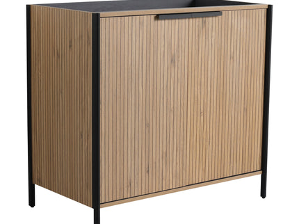 Contemporary Freestanding Bathroom Vanity With Adjustable Shelves