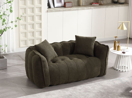 Cozy Beanbag Chair With High Resilience Foam Core For 2
