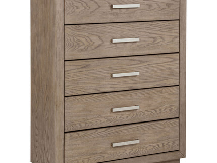 Gibbons Barley - 5 Drawer Bedroom Chest - Brown