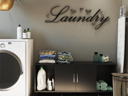 Lory - Shoe Storage Bench - Black