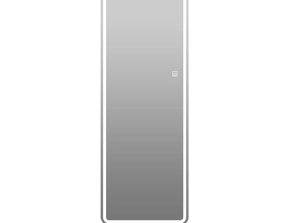 Frameless Full Length Floor Mirror With LED Light, Dimming & 3 Color Modes Mirror - Silver