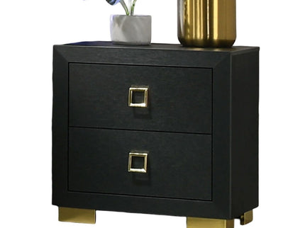 Nightstand, Bedside Table - Black