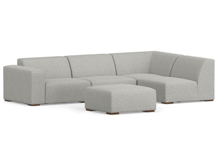 Rex - Handcrafted Sectional Sofa And Ottoman