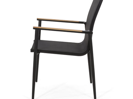 Barrister - Dining Chair (Set of 2) - Black / Natural