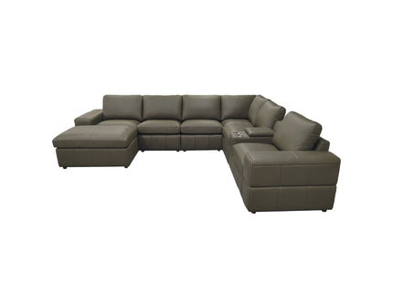 Modular Sectional With Large Square Arms, Custom Configuration