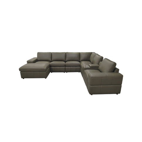 Modular Sectional With Large Square Arms, Custom Configuration