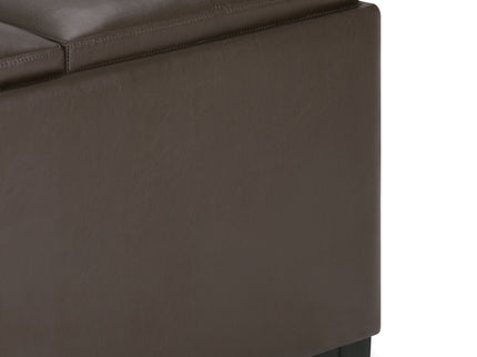 Avalon - Square Coffee Table, Storage Ottoman