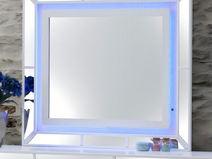 Hollywood Hills - Mirror - White