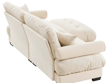 Super Comfort Oversized Modular Sectional Sofa With Movable Ottoman