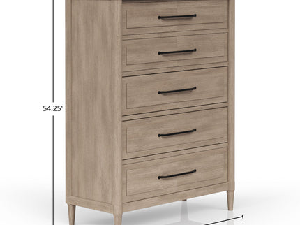5 Drawer Chest - Sand