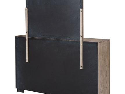 Gibbons - 6 Drawer Dresser And Mirror Set - Brown