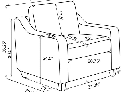 Mackenzie - 3 Piece Sofa Set - Beige